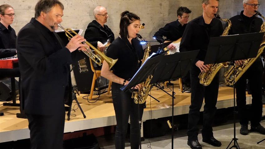  Die Jazzband der Musikschule Toggenburg umrahmte den Anlass musikalisch.