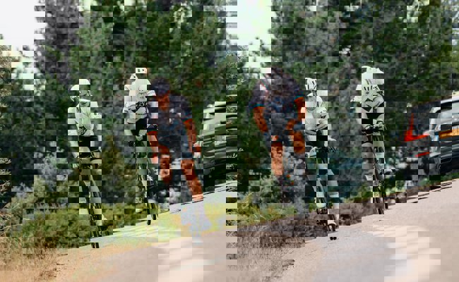 Ex-Skiathleten am Limit: Noger und Gauer bezwingen Berg sechsmal – und sammeln Spenden