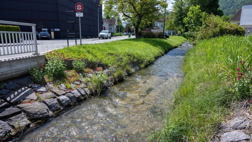 Sevelerbach vor der Revitalisierung.