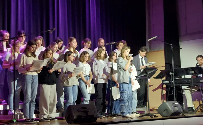 Grosses Gospelkonzert nach nur einem Tag Proben