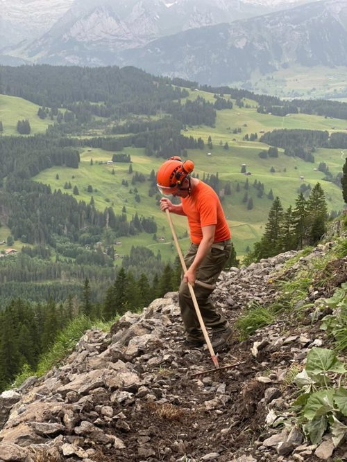  Der Wanderweg konnte wieder geöffnet werden. 