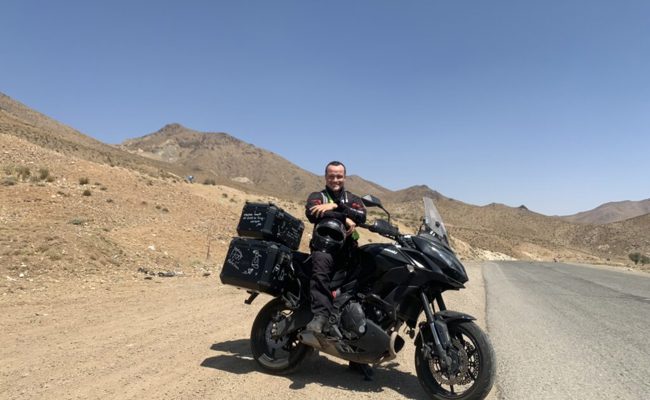 Pascal Koller sass noch nie auf einem Motorrad, bis er beschloss damit die Welt zu umrunden