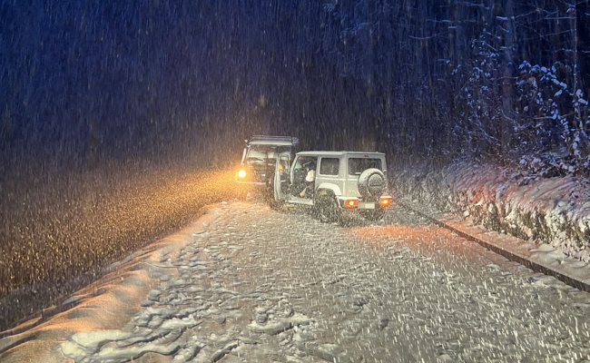 Wintereinbruch: Über 120 Verkehrsunfälle in 12 Stunden