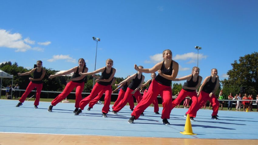 Im Team Aerobic resultierte für den STV Grabs die Note 8,70. Im Team Aerobic resultierte für den STV Grabs die Note 8,70.