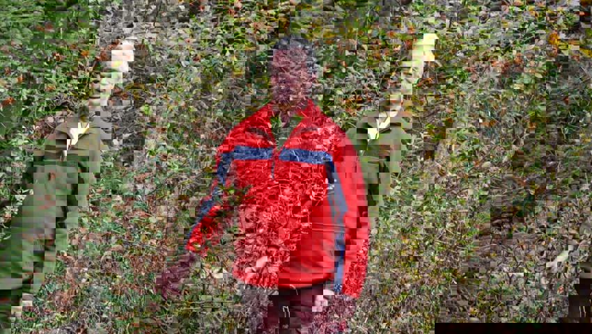  Josef Lenherr erfreut sich auch in seiner Freizeit am Gamser Wald. 