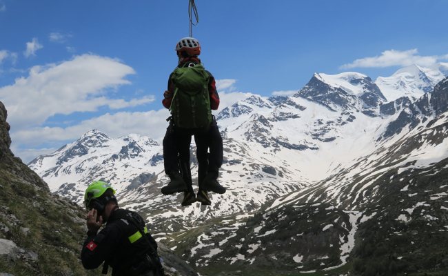 Von Gewitter überrascht: Berggänger von Blitzen getroffen