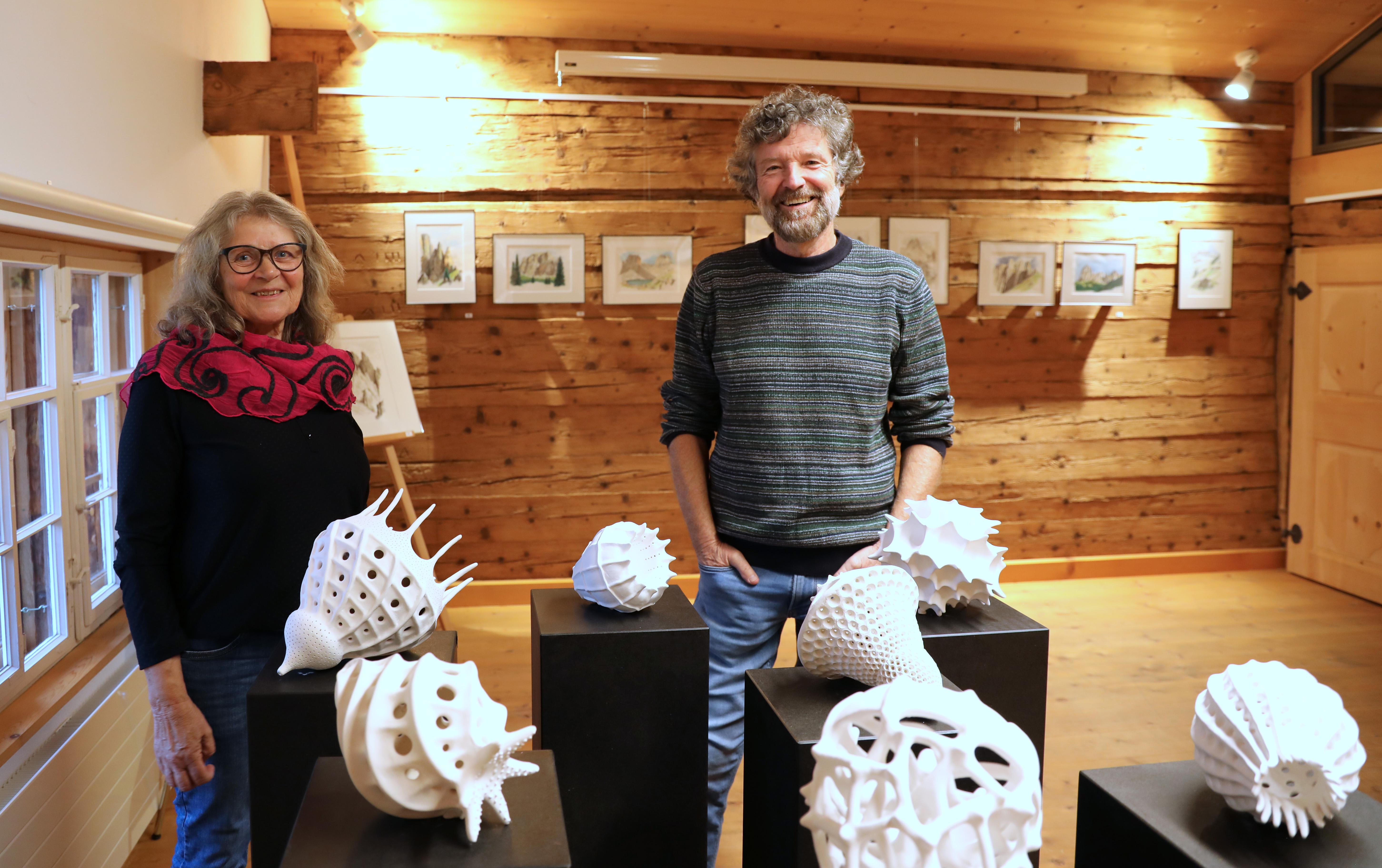 Charlie Chaplin mit Radiolarien vereint