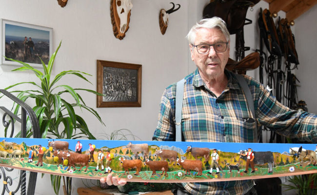 Kunstwerke dank Handwerk: In Hans Heebs Händen entstehen Bilder aus Blech