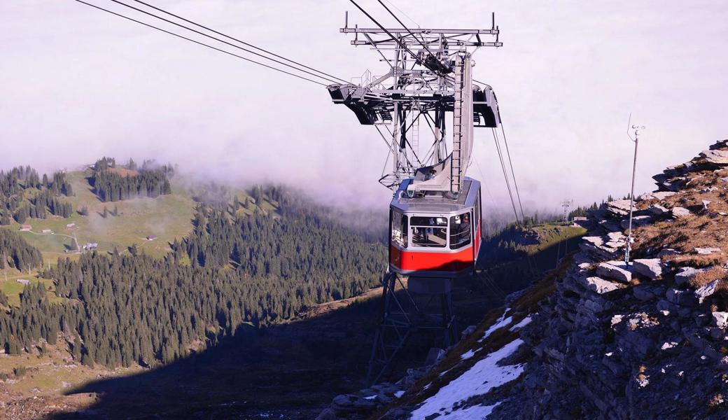 Das Nebelmeer auf dem Chäserrugg.