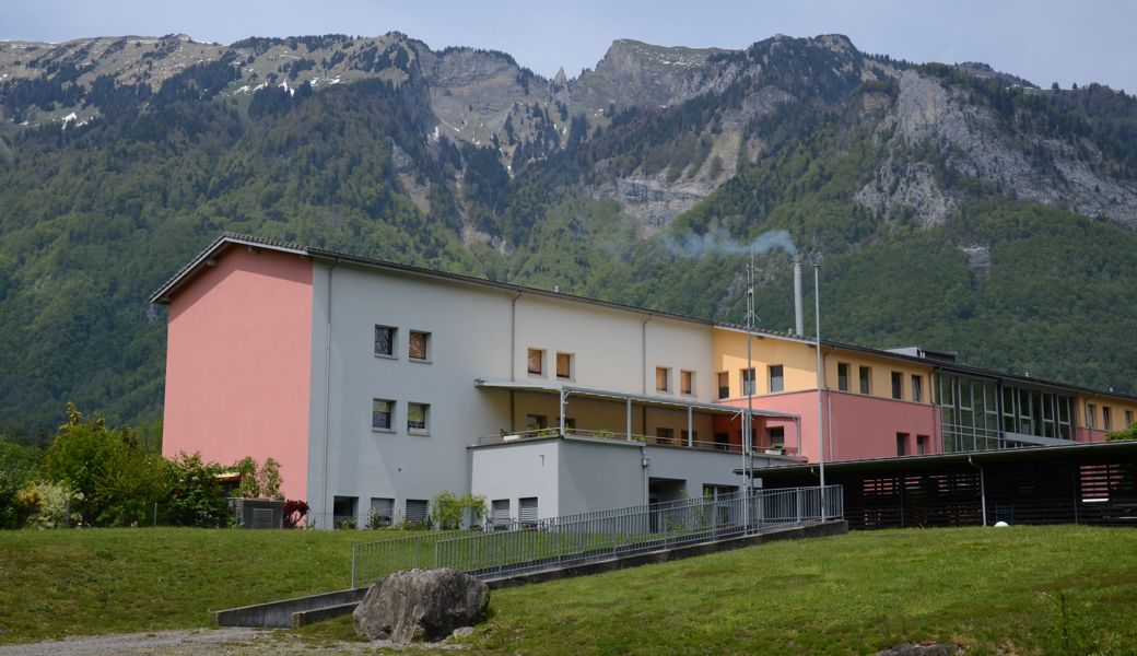 Auf dieser Seite des Gebäudes soll die Arztpraxis entstehen.