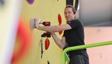 Der Gamser David Good baut 150 Kletterrouten für die neue Rhiblok-Halle in Vaduz