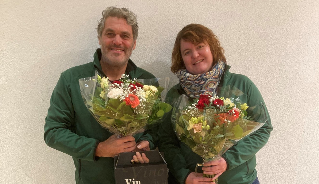 Das OK des St. Galler Kantonalschwingfestes 2024 in Grabs wurde, vertreten durch das Co-Präsidium René Hitz und Katrin Vetsch, an der Delegiertenversammlung geehrt. 