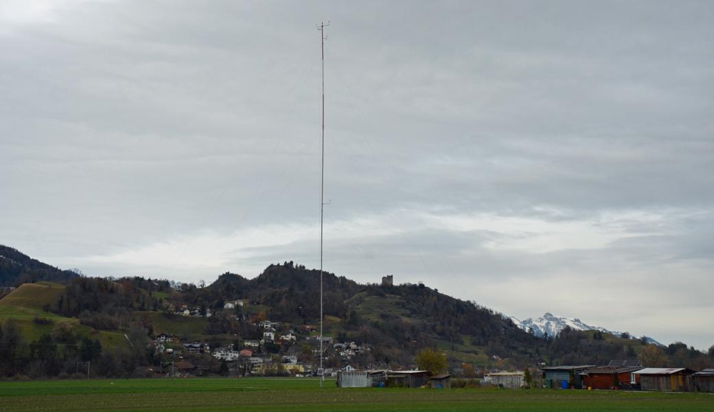 Windmessung im Eignungsgebiet «Weite/Valpilär» im November 23