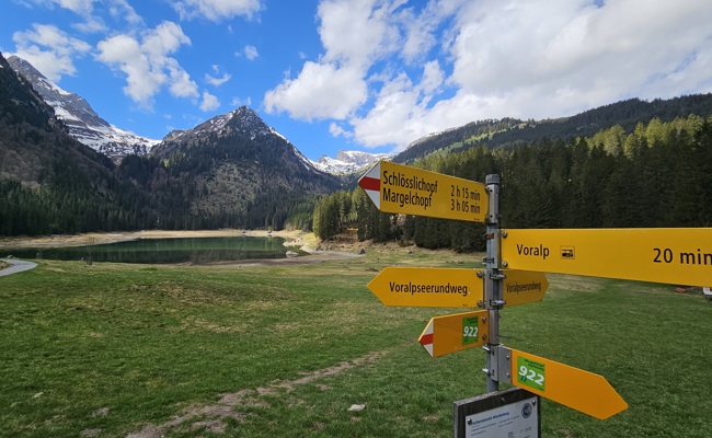 Weil's schon so lange trocken ist: Nur wenig Wasser im Voralpsee