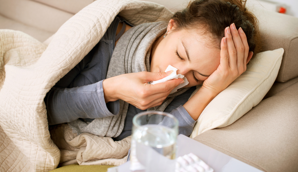 Mit der kalten Jahreszeit zirkulieren die Grippeviren wieder vermehrt.