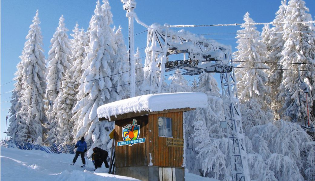 Der Skilift Tanzboden in Ebnat-Kappel.