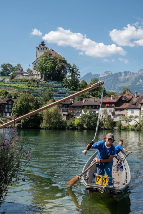 Die Jungpontiere massen sich in einer Challenge auf dem Werdenbergersee.