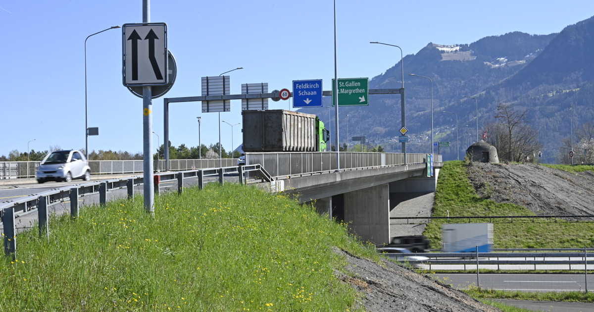 Hilfsbrücke am Anschluss Buchs: Baustart am kommenden Montag