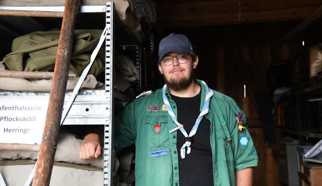 Sascha Jäger alias «Flick» ist bei der Pfadi Alvier Stufenleiter der Wölfe. 