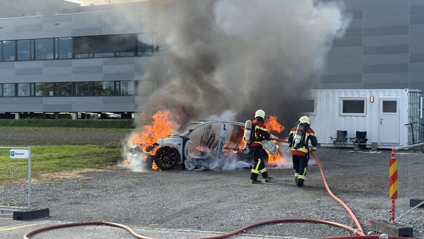 Der Brand konnte rasch gelöscht werden.