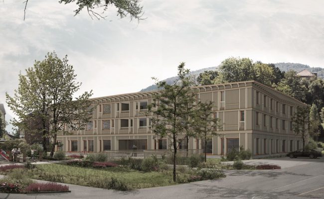 Die Ortspartei der FDP gewährte einen ersten Einblick ins Pflege- und Betreuungszentrum Büelriet