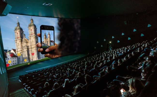 Die Kirche im Kino: Werbung für Kirchensteuern