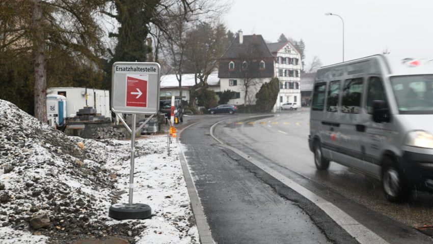  Der Rückbau der Bushaltebuchten hat einen Abbau des ÖV-Angebots zur Folge. 