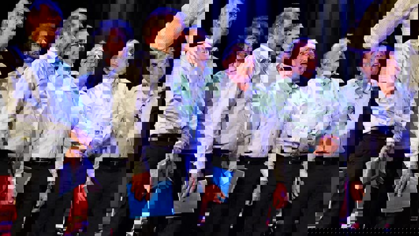  Der Männerchor Grabs umrahmte die Neujahrsbegrüssung.