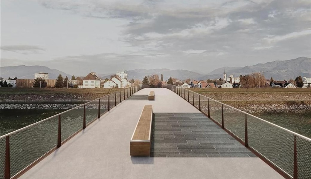 Der Radbrücke zwischen Au und Lustenau steht nichts mehr im Weg