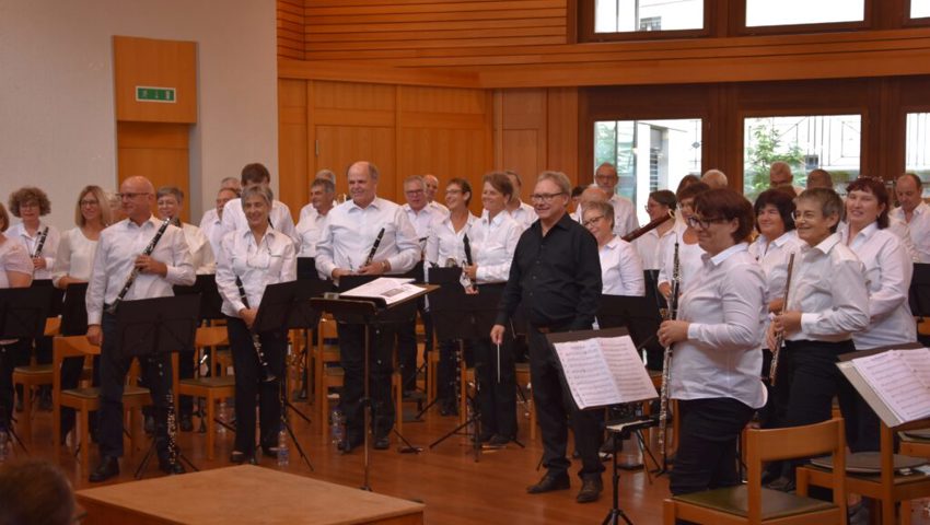  Die 70 Musizierenden blicken auf ein erfolgreiches Lager zurück. 