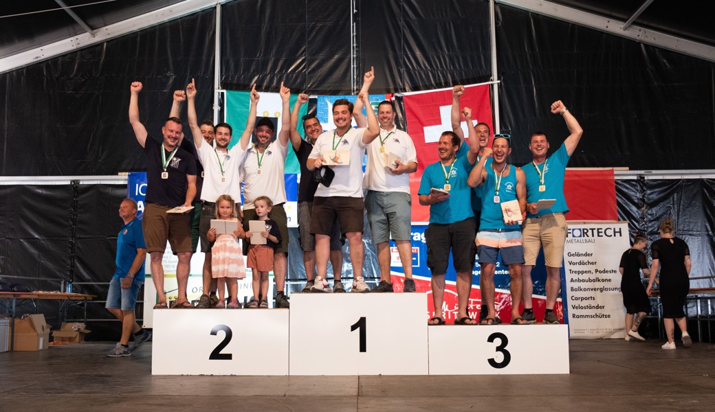 Beim Heimanlass Chnüppu-Cup doppelt auf dem Podest: Im Gruppenschnüren setzte sich das Team Buchs I vor Buchs II und Wangen an der Aare II durch.