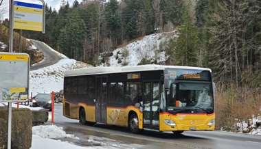 Bei der Tobelsäge halten weiterhin keine Postautos