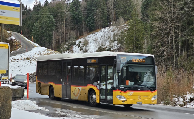 Bei der Tobelsäge halten weiterhin keine Postautos