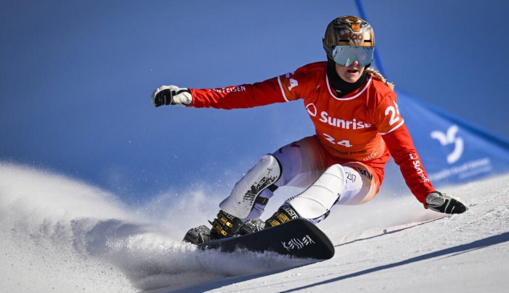  Mit ihrer bisherigen Saison nicht restlos zufrieden: Die Wartauer Alpin-Snowboarderin Julie Zogg. 