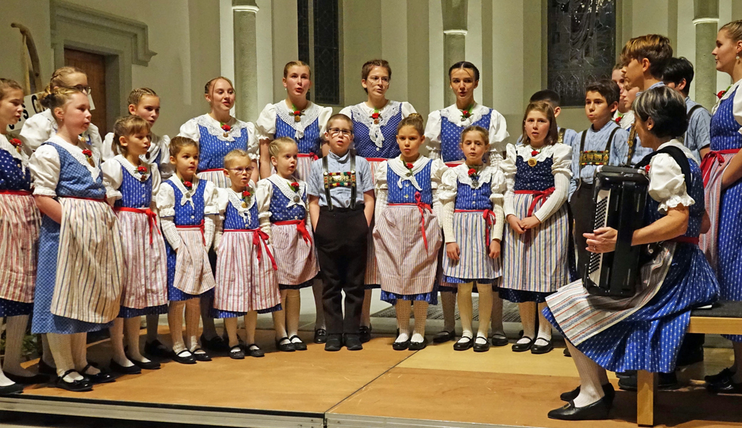 Jubiläum und CD-Taufe: Wie das Kinderjodelchörli Grabs sein Publikum verzauberte