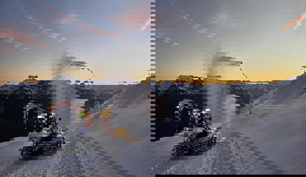 Schneesicherheit durch den Einsatz von Technik: Ein Drittel aller Pisten werden am Pizol künstlich beschneit.