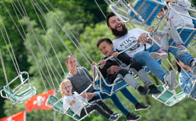 Jahrmarkt und Chilbi lockten am Wochenende viel Publikum auf den Marktplatz