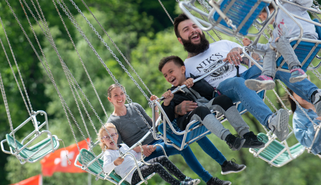  Die Chilbi lockte mit vielen Attraktionen. Bilder: Lukas Hohmeister