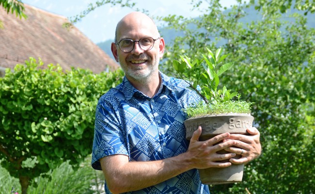 Mit der Natur, nicht gegen sie: Ein Grabser zeigt, wie's geht