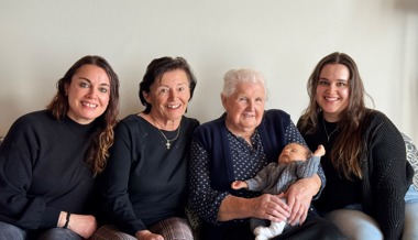 Seltener Anblick: Fünf Generationen auf einem Bild