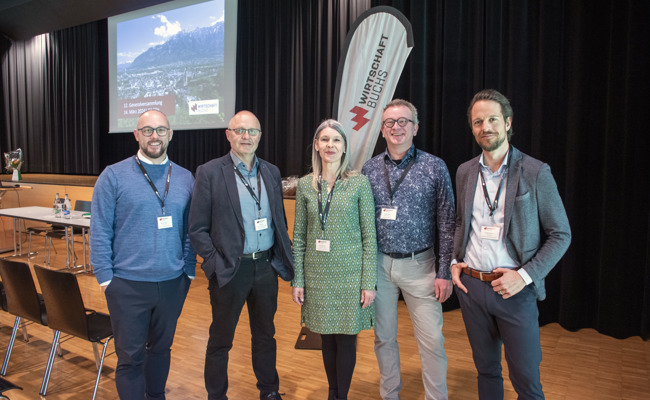 Geschlossen ins neue Jahr:  Vorstand von Wirtschaft Buchs einstimmig bestätigt