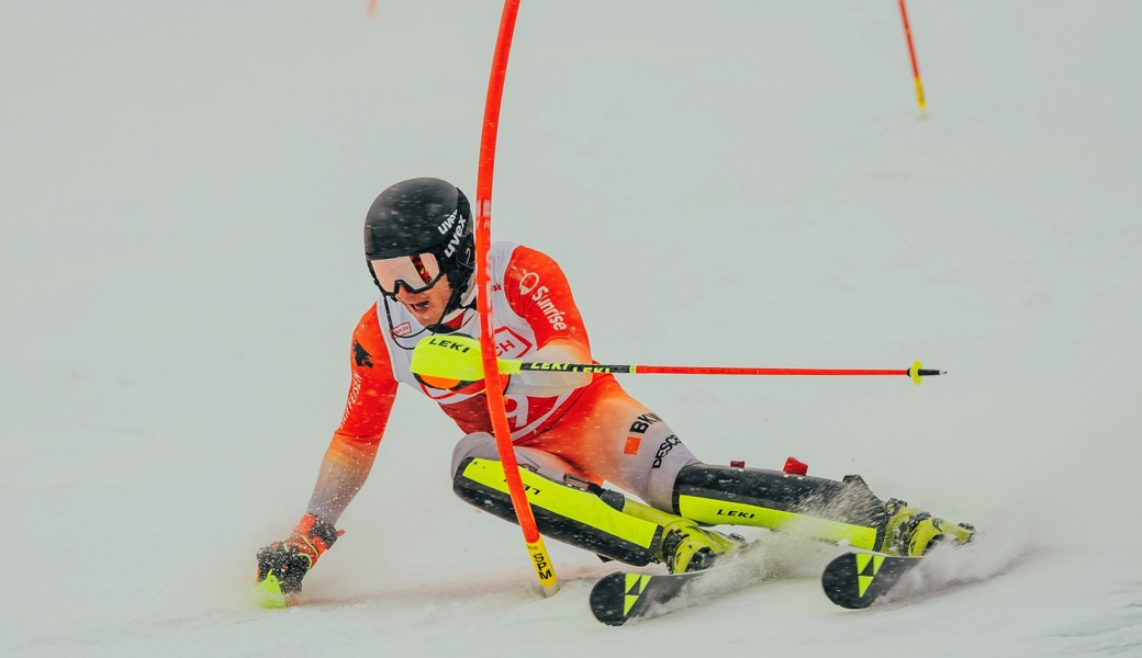 Der 21-jährige Nesslauer Sebastian Schläppi bestreitet FIS-Rennen im Slalom und Riesenslalom.