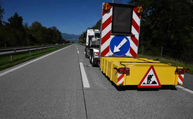 Ordentlicher Blechschaden auf der A13