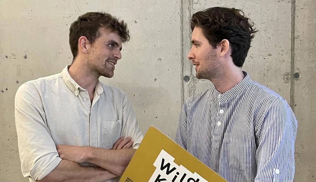 Ronan Crippa (links) und Timothy Allen haben die Jury überzeugt und die «Wilde Karte» gewonnen.