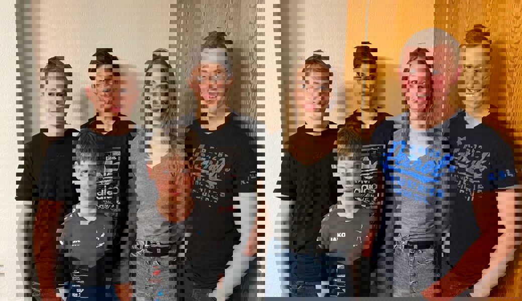  Die Clubmeister: (von links) Janis Steiger, Lio Rüegg, Maurus Zogg, Annatina Lippuner, Samuel Vetsch, es fehlt auf dem Bild Tinio Ritter.