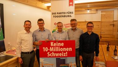 Lukas Huber als Kreispräsident der SVP bestätigt