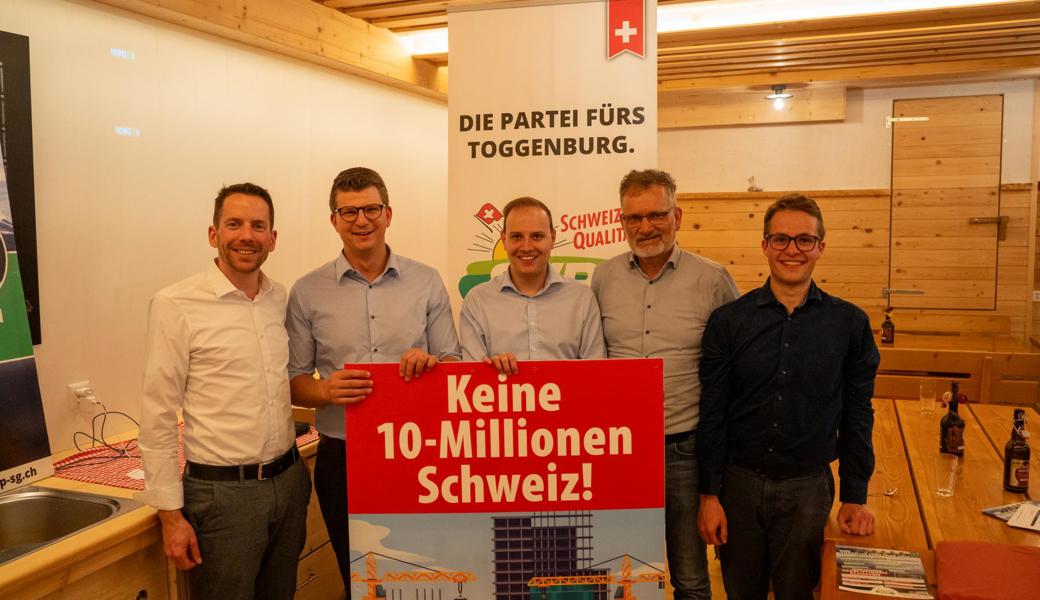 Lukas Huber als Kreispräsident der SVP bestätigt