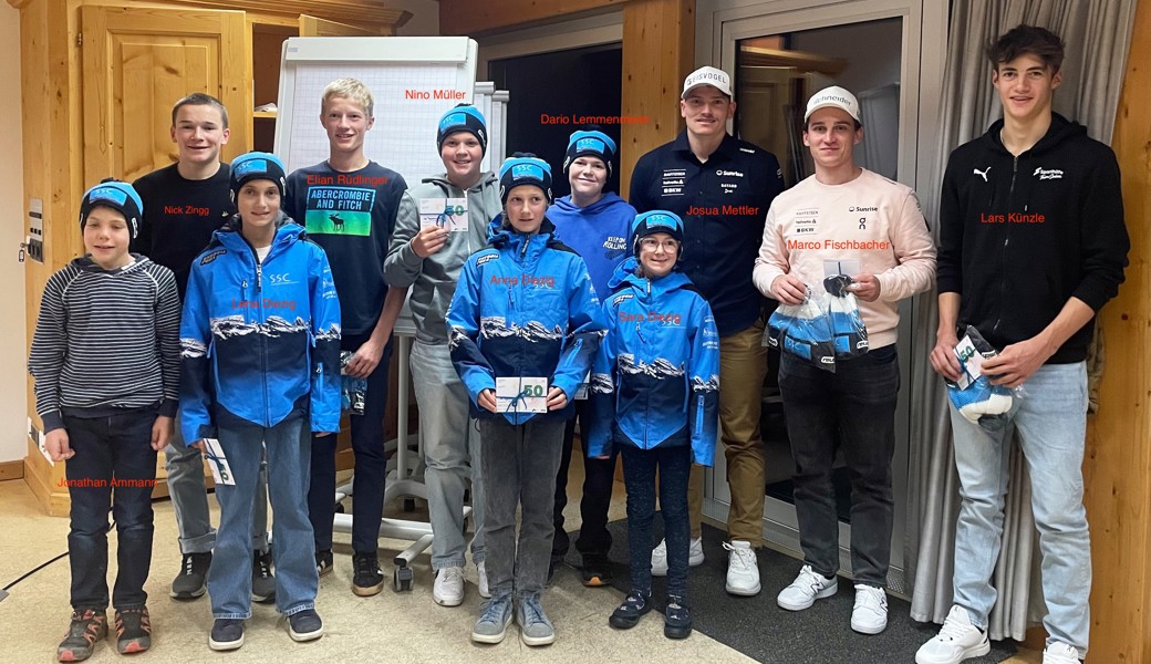 Ehrung der erfolgreichen Athletinnen und Athleten des SSC Toggenburg.