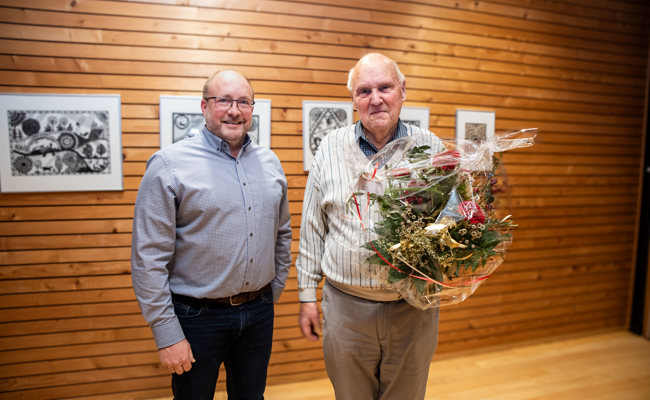 Hans Eggenberger mit Wartauer Kulturpreis geehrt