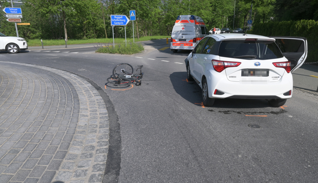Schwarzer Tag für Velofahrer: Am 1. Mai verletzten sich mehrere Personen bei Fahrradunfällen in Liechtenstein.